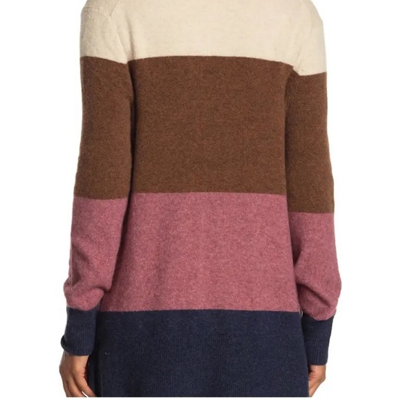 MADEWELL Stripe Print Cozy Short Walker Cardigan - Picture 5 of 5